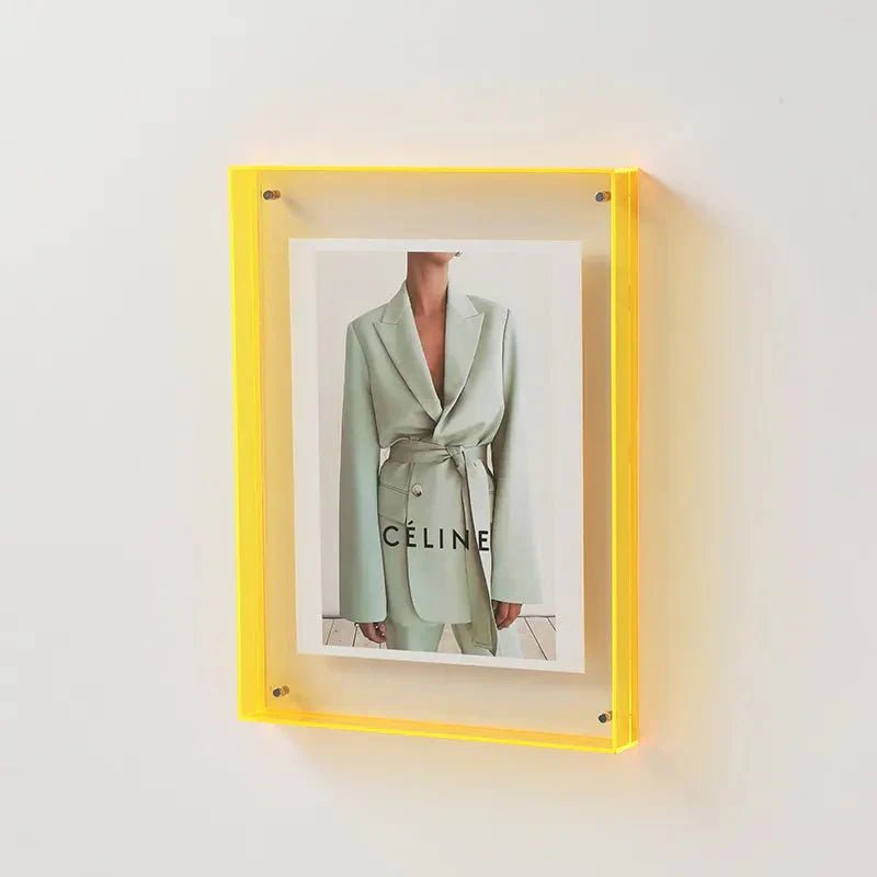 COLORFRAME – Colorful transparent acrylic photo frame for vivid memories