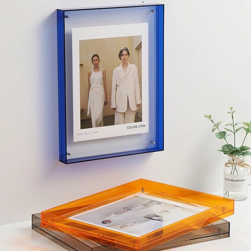 COLORFRAME – Colorful transparent acrylic photo frame for vivid memories
