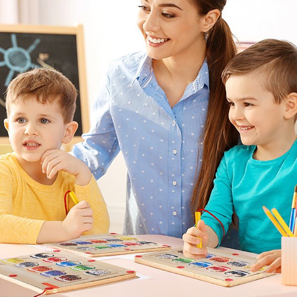 Colorquest Magnetic Learning Board – Tabuleiro Educativo Color e Labirinto de Contagem para Crianças
