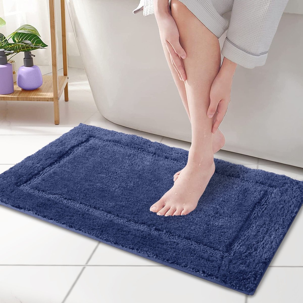 LuxeHaven Superba Floor Comfort Mat | Soft non-slip rug for bathroom, kitchen, and pet areas