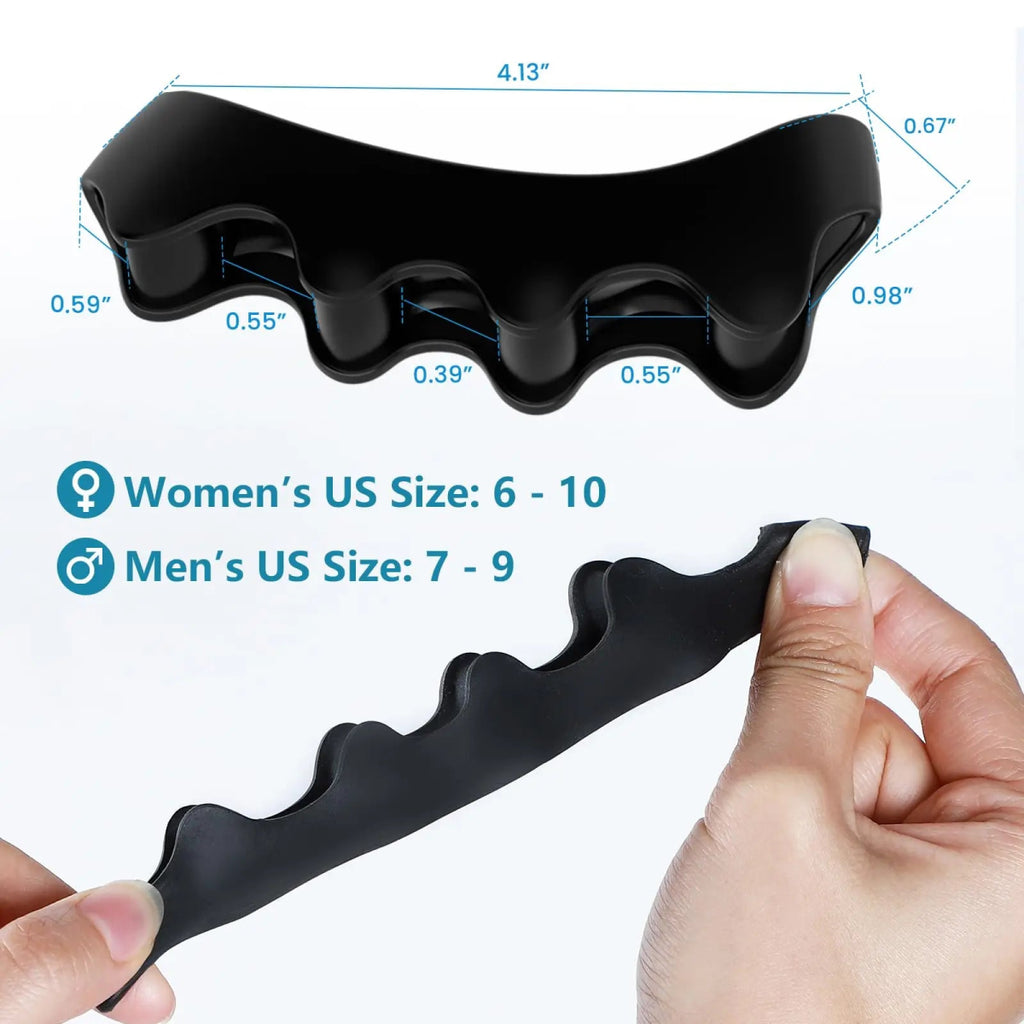 ComfortFit - Silicone Toe Spacers for Bunion Relief & Foot Care 1