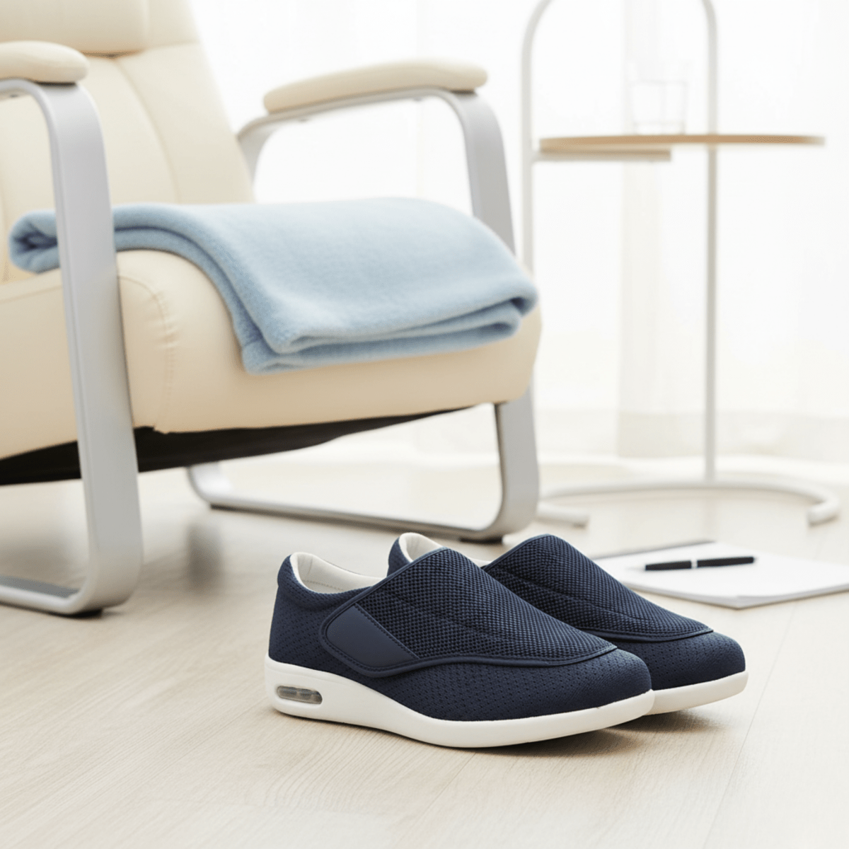 COMFORTFIT WIDE – Sapatos para Diabéticos com Palmilha de Espuma de Memória para Pés Inchados