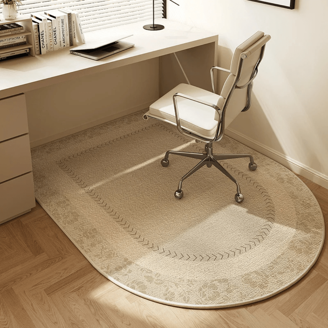 Chairguard-Premium office chair mat for stylish soil protection in the home office 2