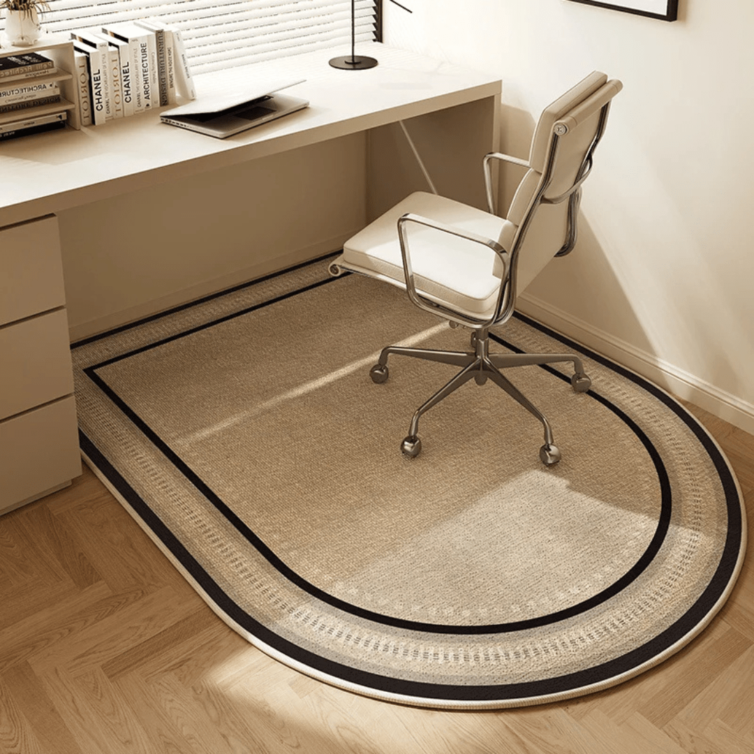 Chairguard-Premium office chair mat for stylish soil protection in the home office 3