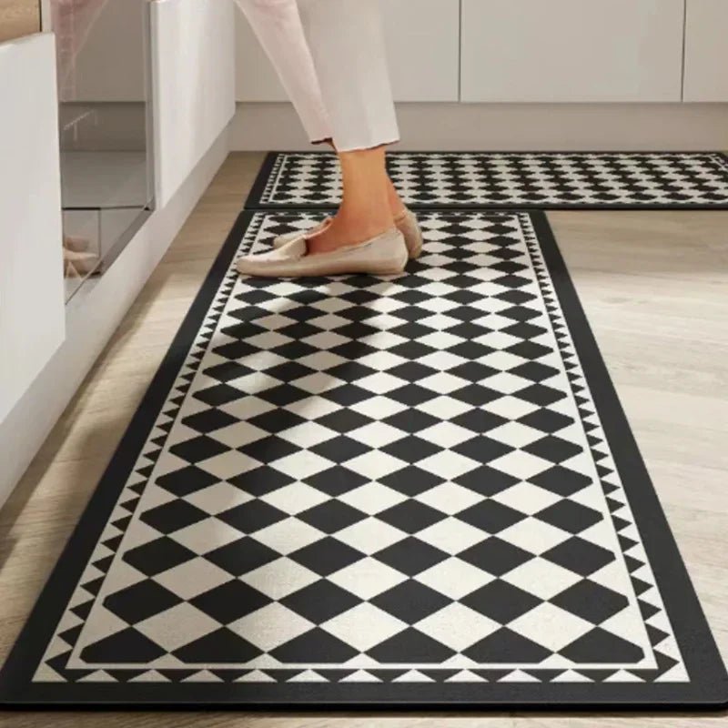 Stylish Non-Slip Kitchen Area Rug - Durable, Easy to Clean, Versatile Use 17