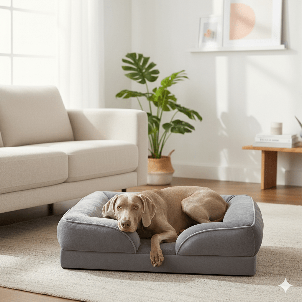 COMFYPAW ORTHOBED – Cama Ortopédica para Cão com Colchão de Espuma para Alívio das Articulações