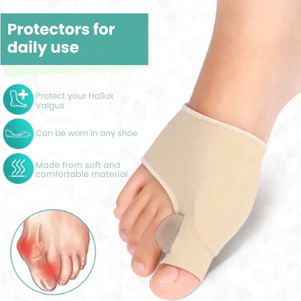 CompressCare Teen Bunion Corrector - Soulagement de l'Hallux Valgus et alignement des orteils