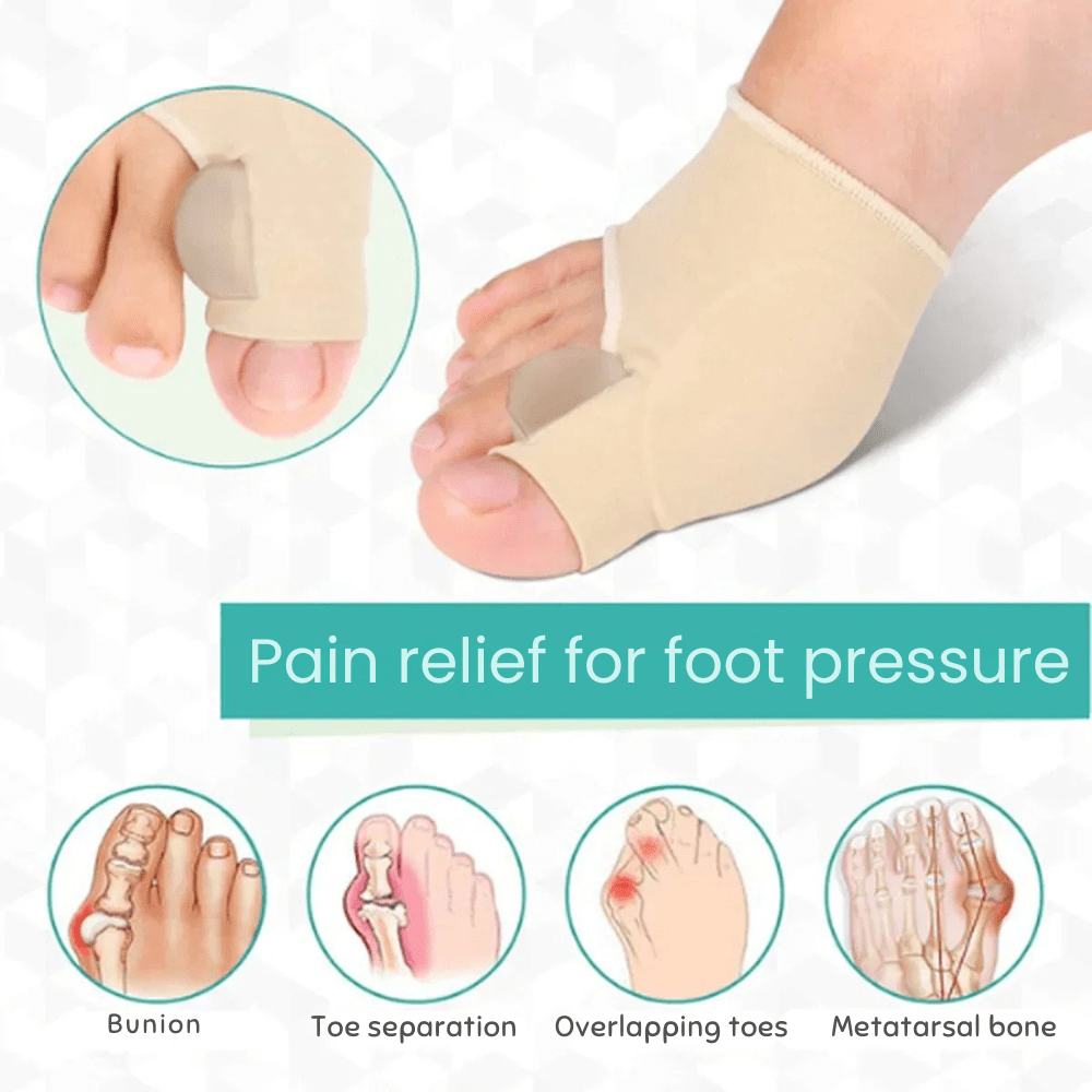 CompressCare Teen Bunion Corrector - Soulagement de l'Hallux Valgus et alignement des orteils