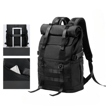 Mochila de viaje convertible – Bolsa para portátil 3 en 1 (17"), impermeable, expandible, para trabajo, viaje y uso diario
