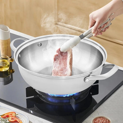 CookMaster – Panela de cozinha em aço inoxidável 26 cm para todos os tipos de fogões