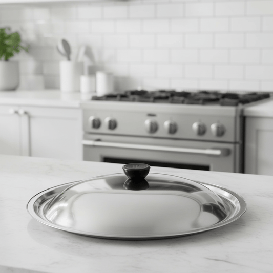 CookShield – Couvercle universel en acier inoxydable pour casseroles et woks