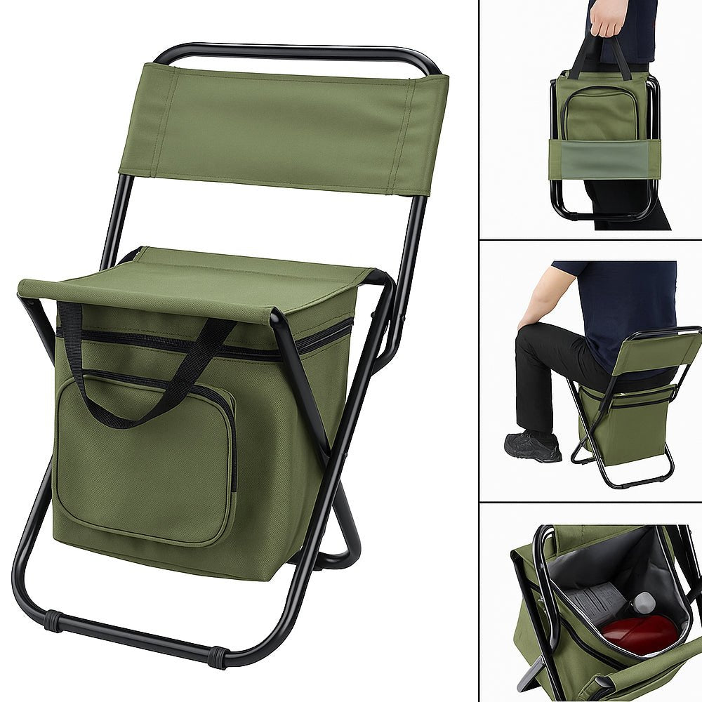 Coolcamp Chair - folding chair with backrest & integrated cooling bag 6