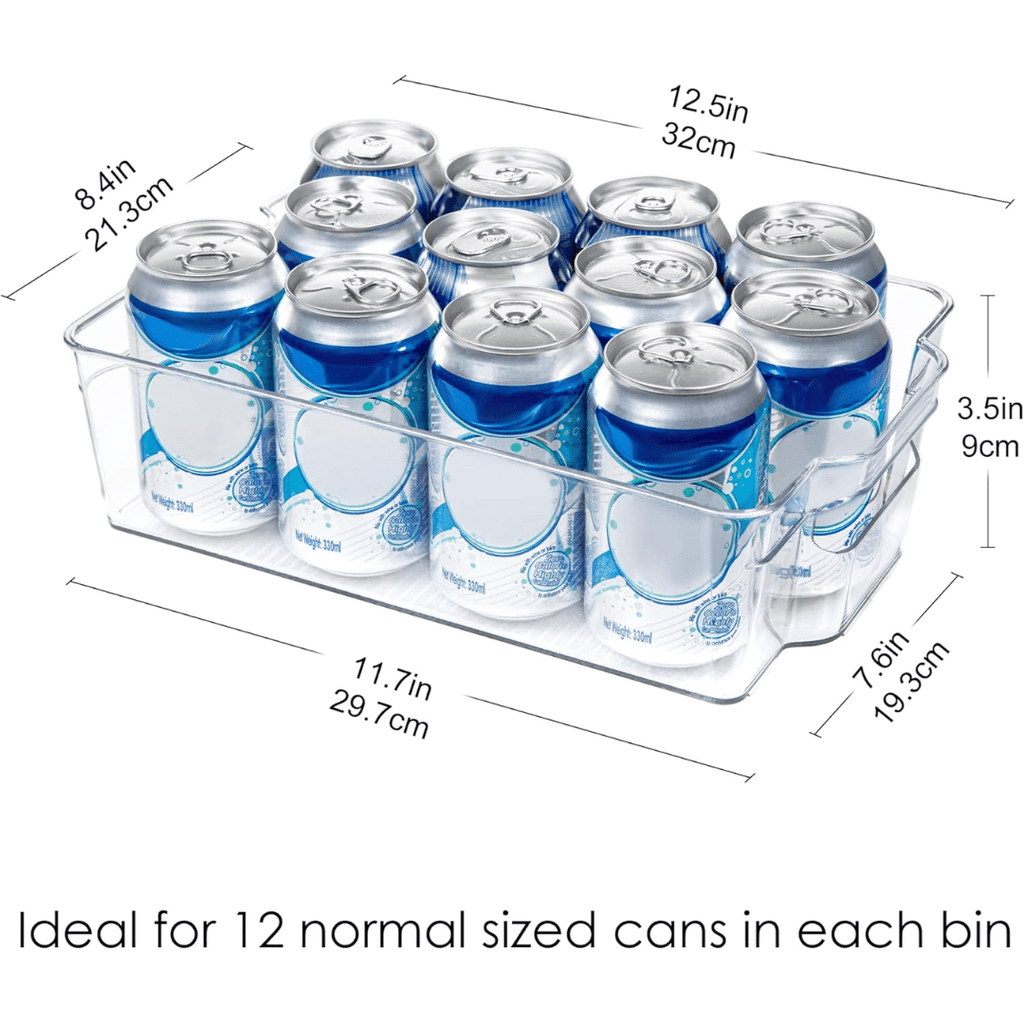 CoolOrganize - 4-Pack BPA-Free Transparent Storage Boxes for Kitchen Organization 5