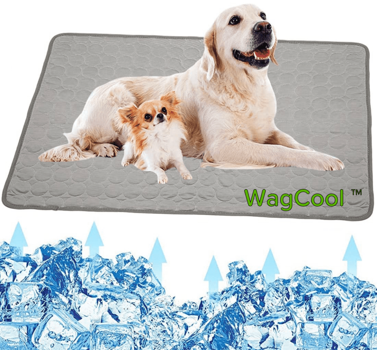 CoolPet - Cooling Dog Mat with Pressure-Activated Ice-Silk Fabric 7