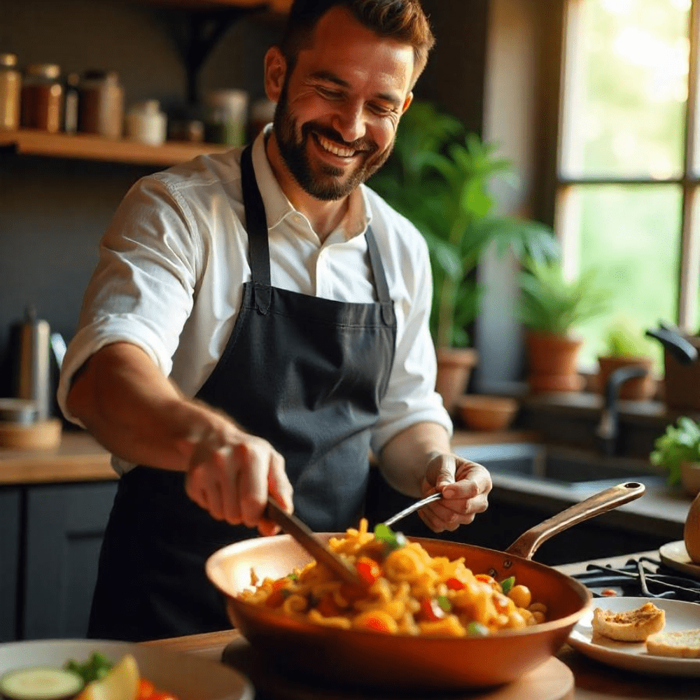 Copper Pan-professional copper pan with non-stick coating & perfect heat distribution 1