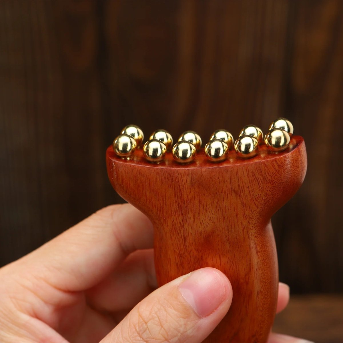 DETOXZEN – Detox Face Massager Natural Copper Wood for Lymph Drainage & Gua Sha Massage 2