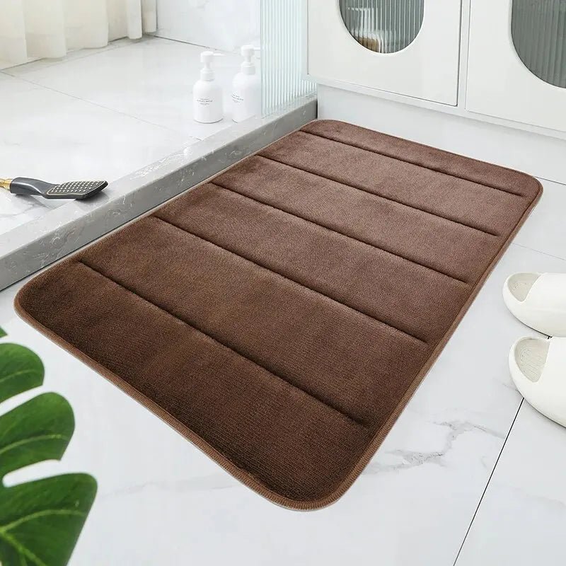 TAPETE DE BANHEIRO MACIO CORAL VELVET MAT – Com Design Antiderrapante para Conforto e Segurança