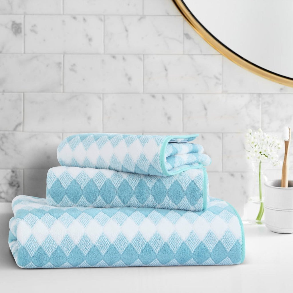Elysoria Coral Weave Towels | Plush, durable towels with maximum absorbency and quick-dry