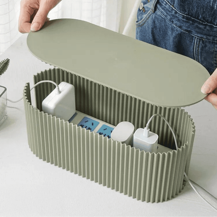 Premium Cable Organizer Box - Stylish Cable Management for Home & Office 7