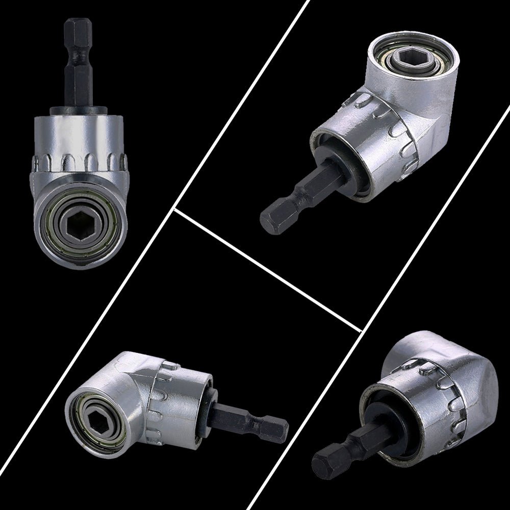 Corner Drill Adapter – 105° Angle Access Tool for Tight Spaces, Chrome Vanadium Steel, Compatible with Drills and Screwdrivers-5
