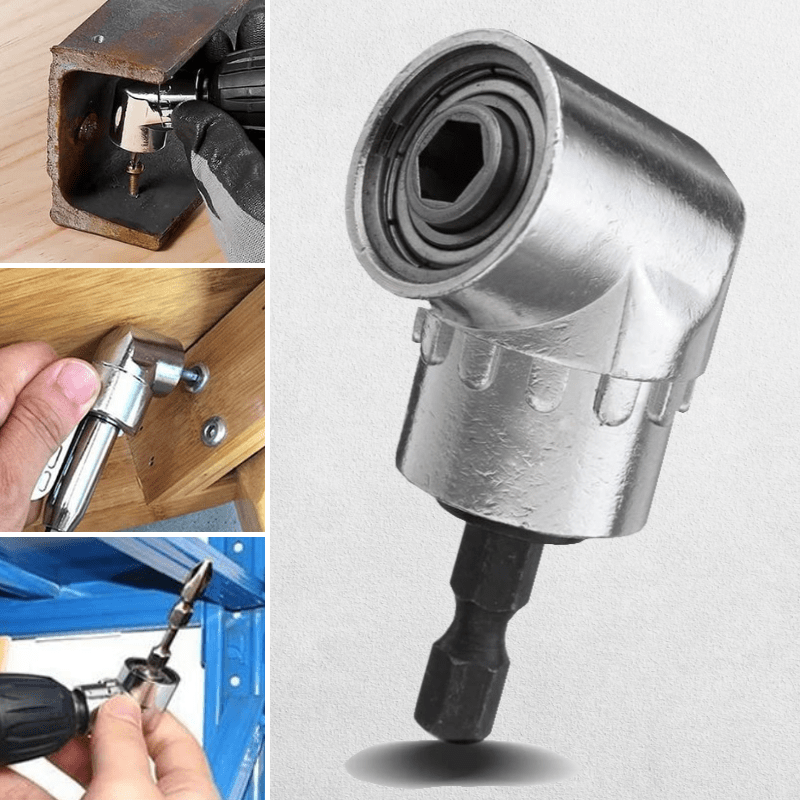 Variant image for Corner Drill Adapter – 105° Angle Access Tool for Tight Spaces, Chrome Vanadium Steel, Compatible with Drills and Screwdrivers-1