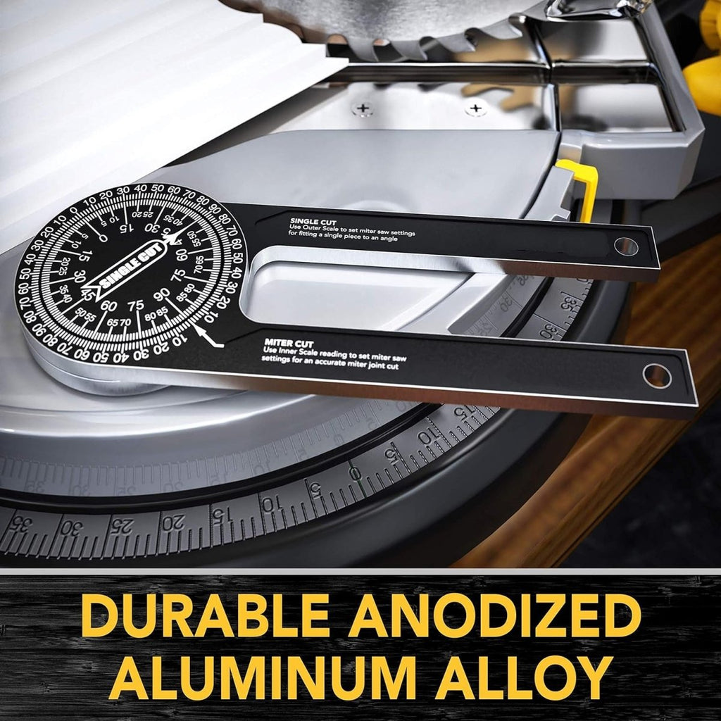 CORNERWISE – Ferramenta de Medição para Cantos de Serra de Esquadria com Gravação a Laser para Cortes Precisos