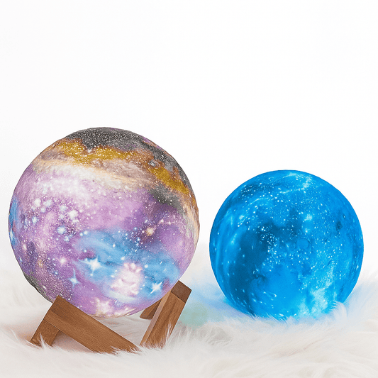 CosmoShine – Veilleuse Lune Multicolore avec Télécommande