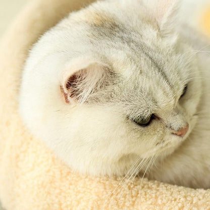 COSYCAT RETREAT – Stylish Cat Bed with Scratch Surface & Soft Cushion
