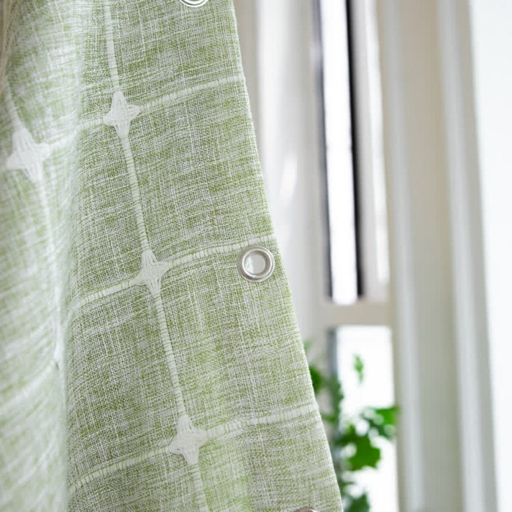 Cottonhaven Shower Curtain-Soft cotton shower curtain with fringes for cozy bathrooms 4