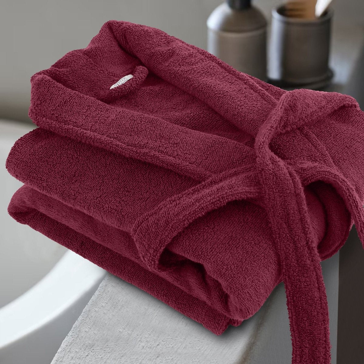 Peignoir de bain en coton Serenique Spa | Peignoir de bain absorbant premium pour un confort et une détente ultimes