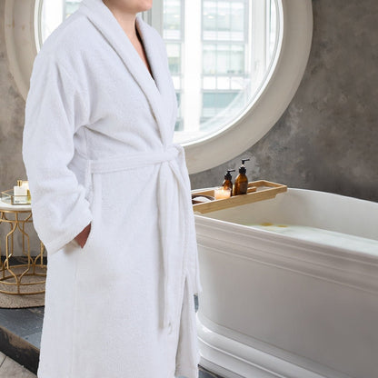 Peignoir de bain en coton Serenique Spa | Peignoir de bain absorbant premium pour un confort et une détente ultimes
