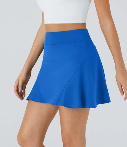 COURTLINE Tennis Skirt – 2-in-1 Mini with Built-In Shorts & Hidden Pockets