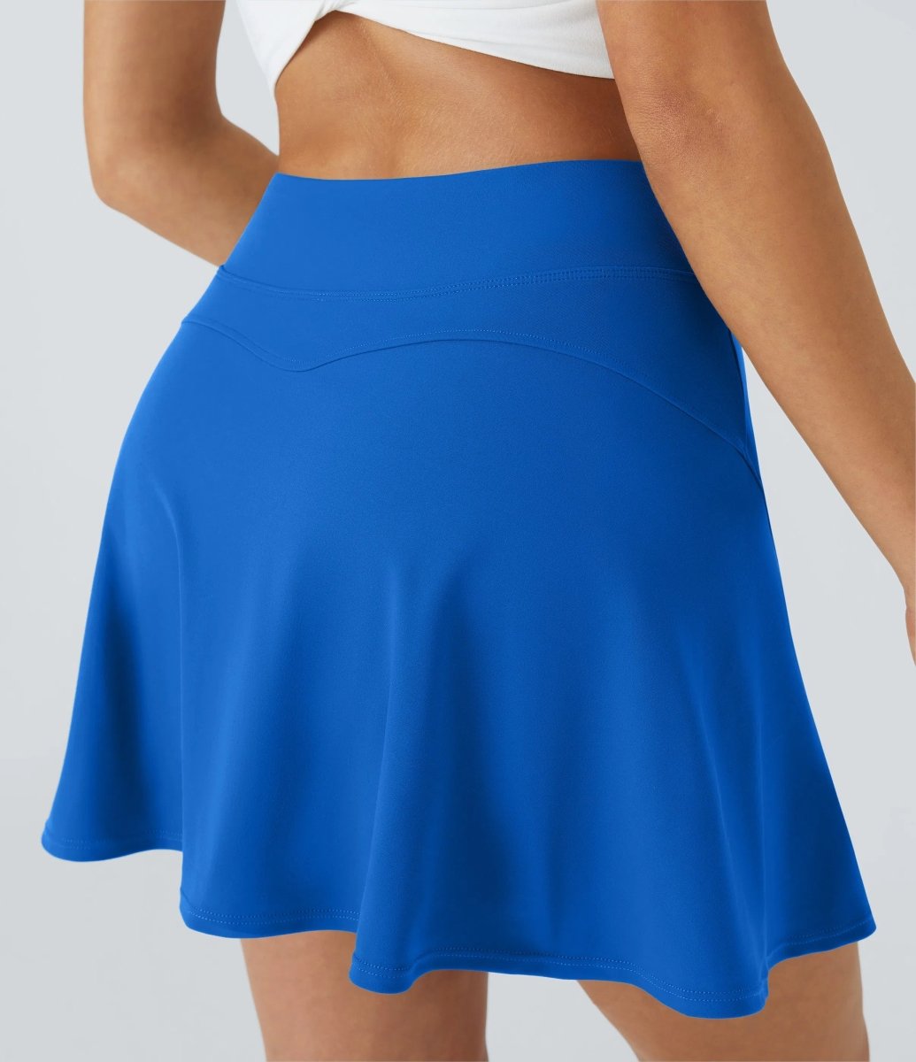 COURTLINE Tennis Skirt – 2-in-1 Mini with Built-In Shorts & Hidden Pockets