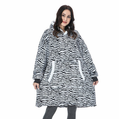 COZIVO – Fleece Hoodie Deken voor Warmte & Comfort