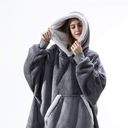 COZIVO – Fleece Hoodie Deken voor Warmte & Comfort