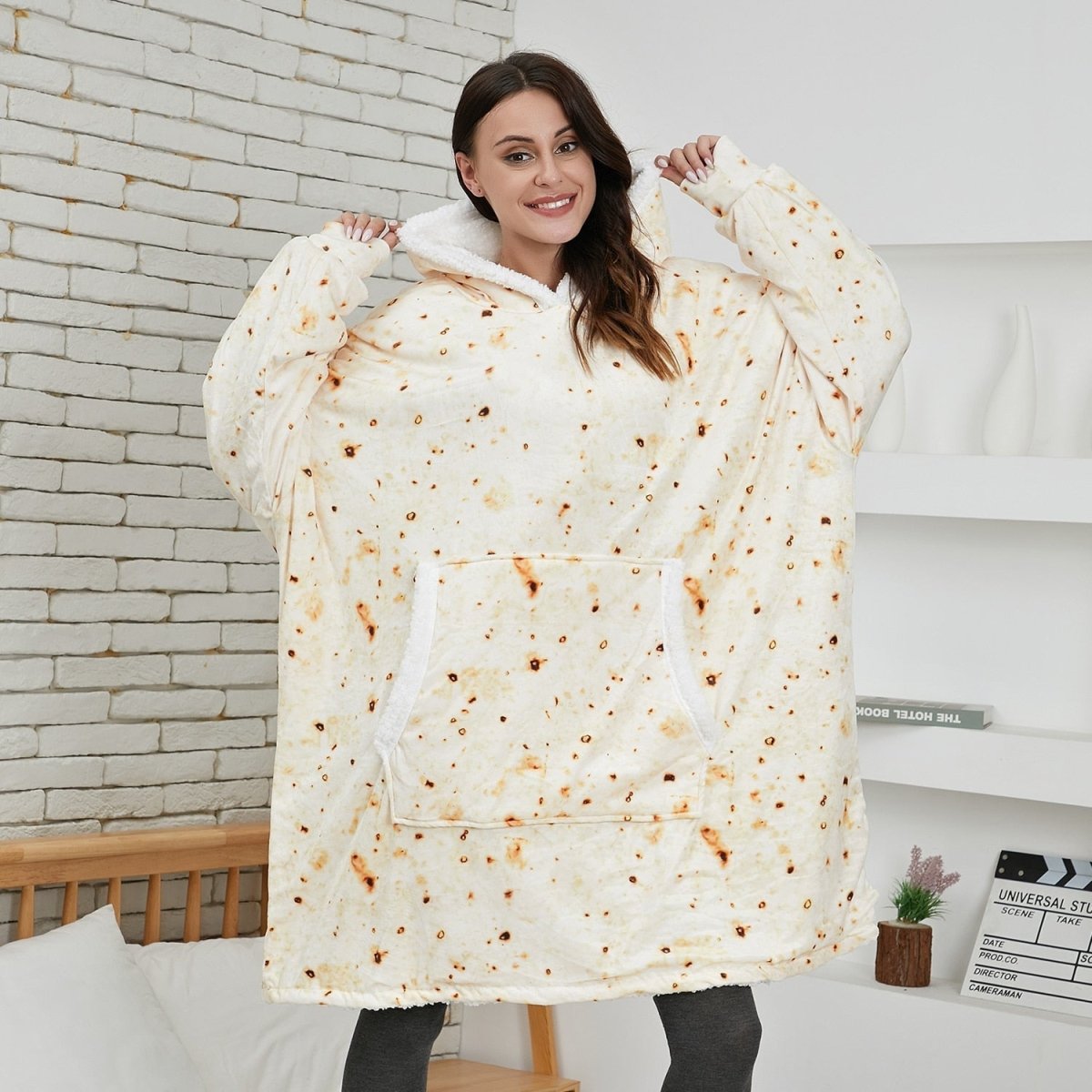COZIVO – Fleece Hoodie Deken voor Warmte & Comfort