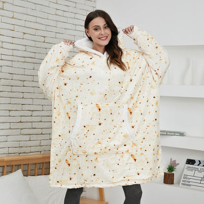 COZIVO – Fleece Hoodie Deken voor Warmte & Comfort