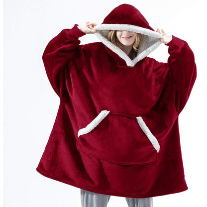 COZIVO – Fleece Hoodie Deken voor Warmte & Comfort