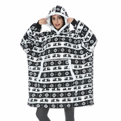 COZIVO – Fleece Hoodie Deken voor Warmte & Comfort