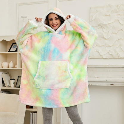 COZIVO – Fleece Hoodie Deken voor Warmte & Comfort