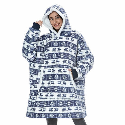 COZIVO – Fleece Hoodie Deken voor Warmte & Comfort