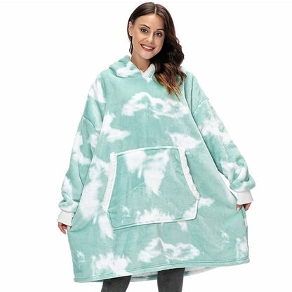 COZIVO – Fleece Hoodie Deken voor Warmte & Comfort
