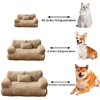 CozyCloud Rollo – Cama Calmante para Mascotas con Funda Lavable para Perros y Gatos