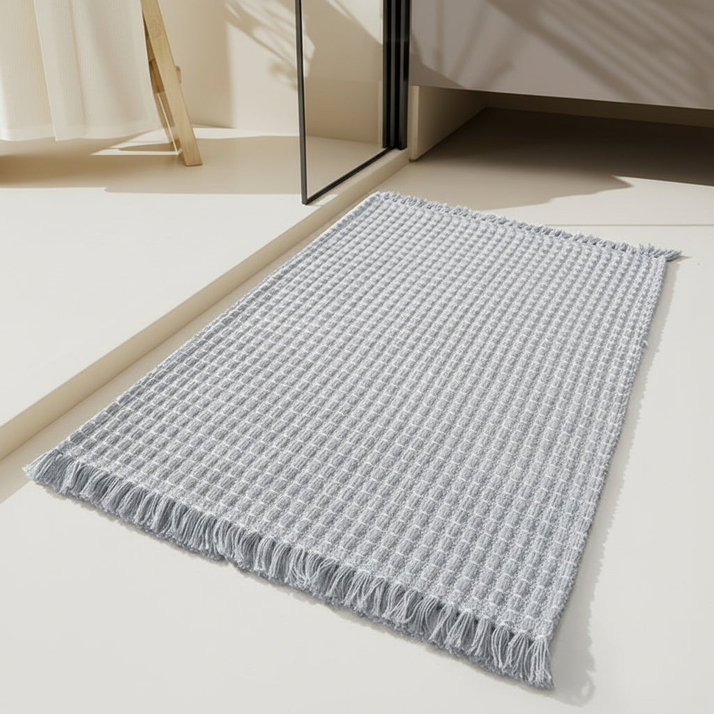 Absorbent Microfiber Bath Mat - Non-Slip Bathroom Mat for Comfort and Safety 1