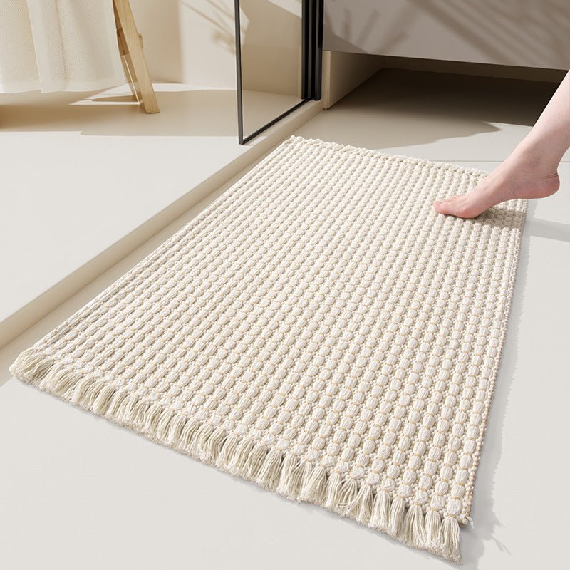 Absorbent Microfiber Bath Mat - Non-Slip Bathroom Mat for Comfort and Safety 0