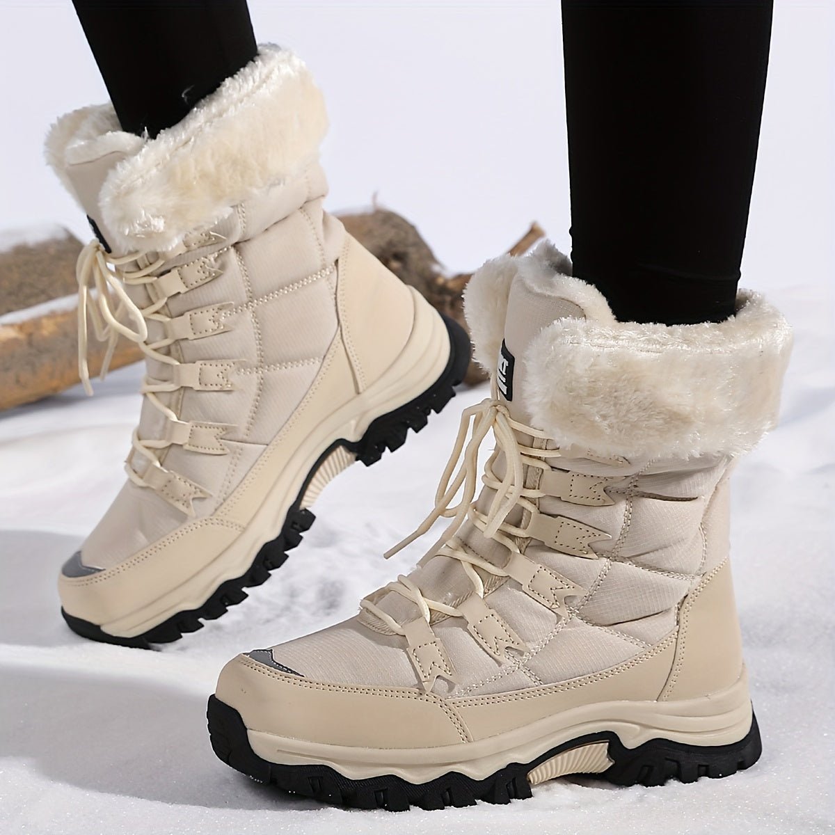 Women's Winter Boots - Stylish Ankle Boots with Warm Lining & Non-Slip Sole 1