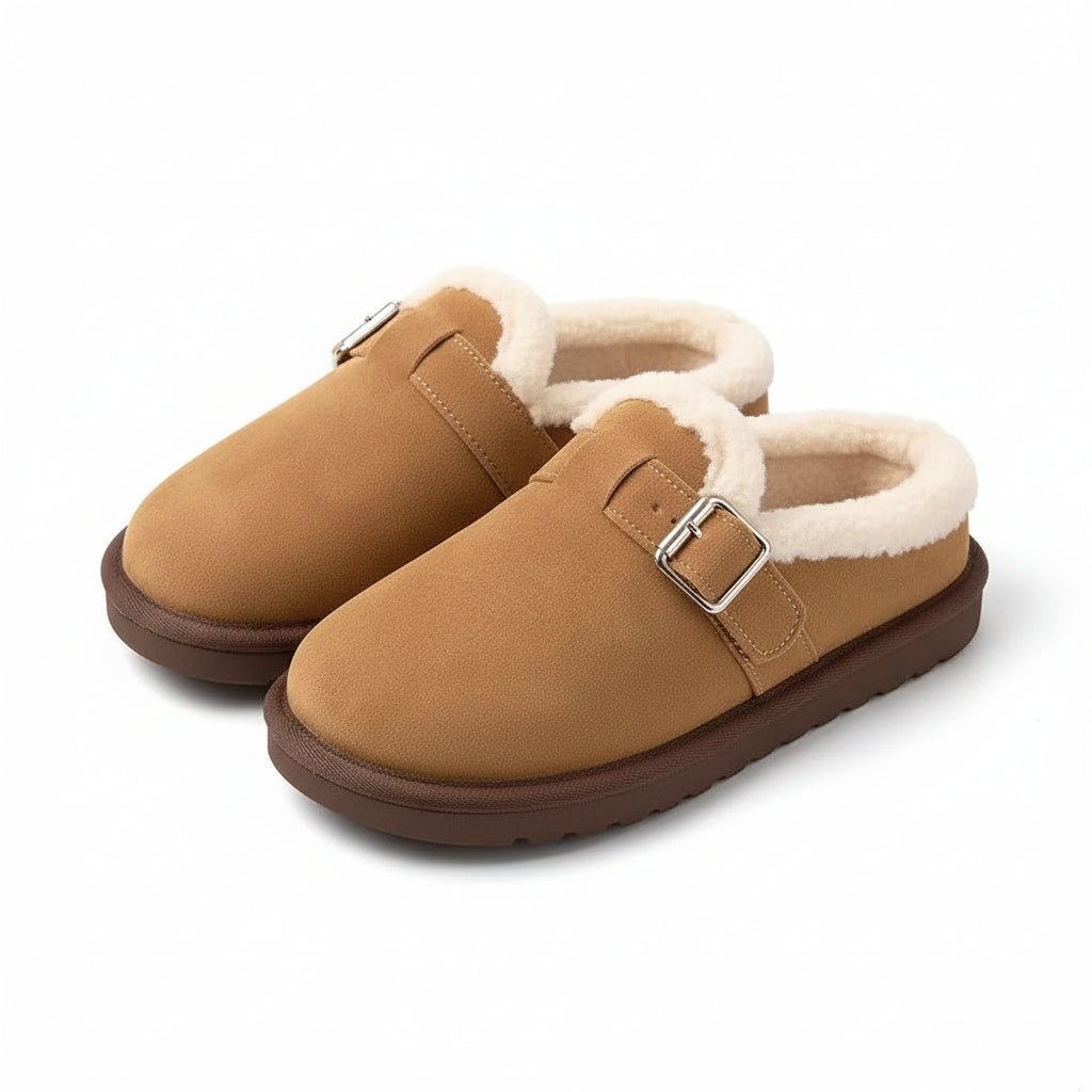 COZYKICK – Retro Slip-On Sneakers with Plush Fleece Comfort 5