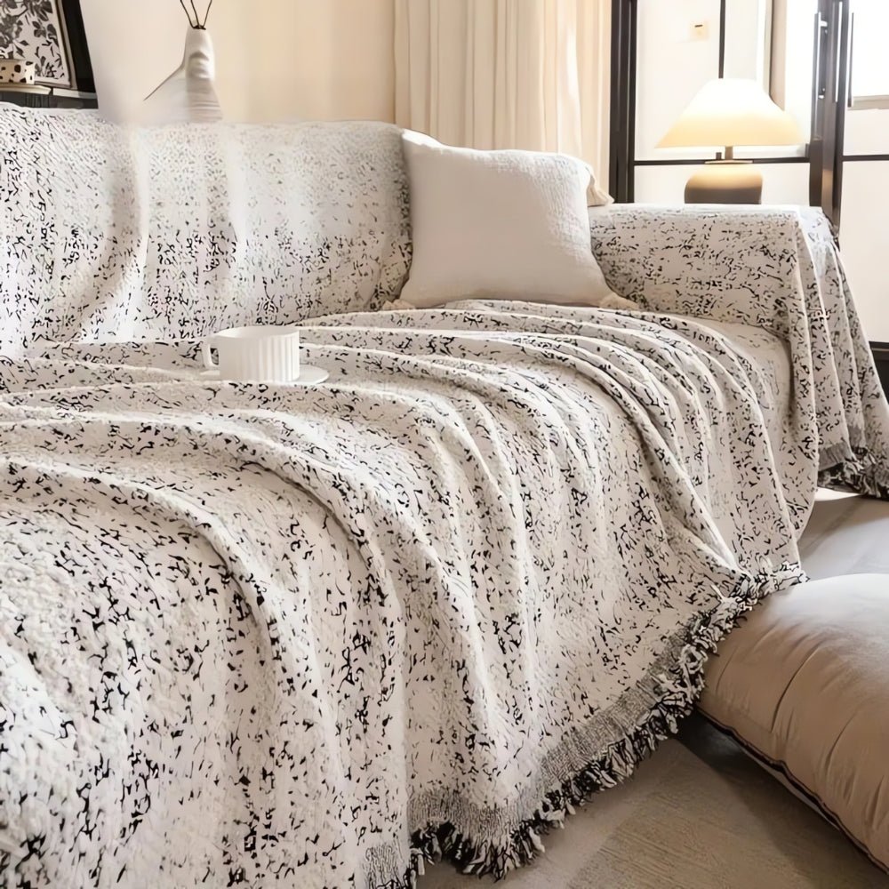 CozyNest – Housse de canapé réversible en microfibre, antidérapante et facile d'entretien