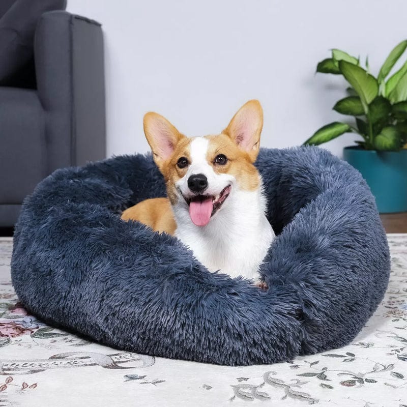 SnuggleNest - Anti-Anxiety Dog Bed with Soft Faux Fur & Washable Design 2