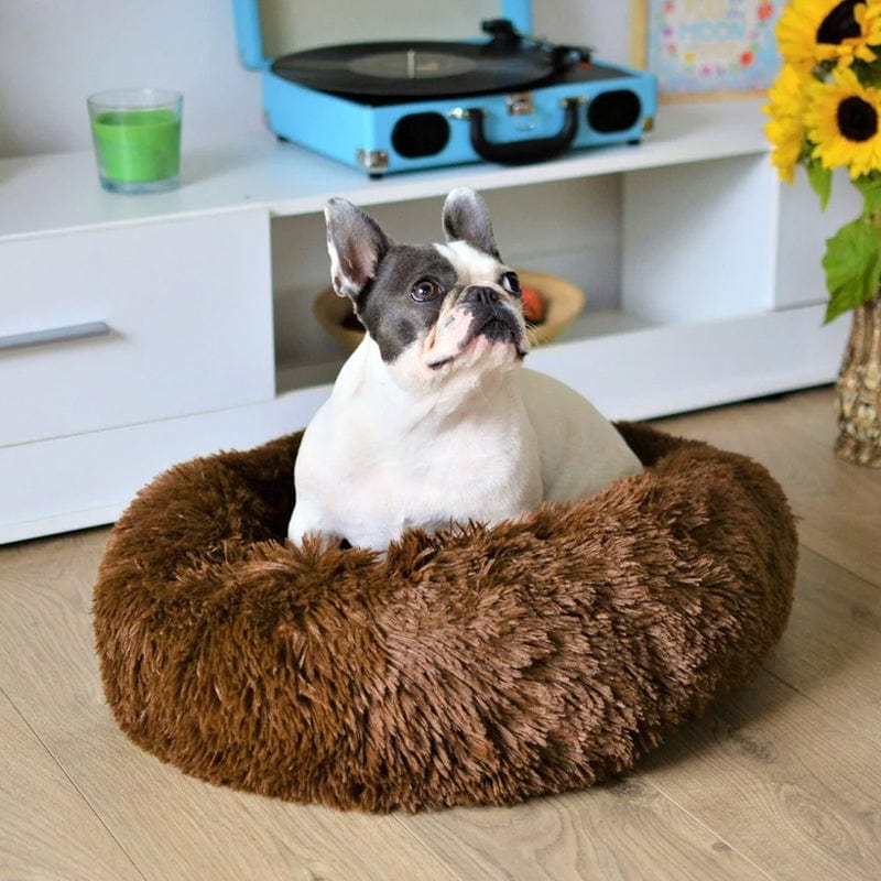 SnuggleNest - Anti-Anxiety Dog Bed with Soft Faux Fur & Washable Design 0